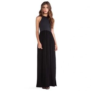 LNA Black Fitzgerald Maxi Dress